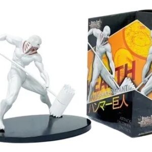 FIGURA ATTACK ON TITAN MARTILLO DE GUERRA CON CAJA