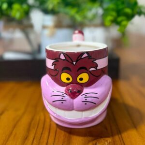 TAZA 3D CERAMICA ALICIA EN EL PAIS DE LAS MARAVILLAS - GATO EN CAJA