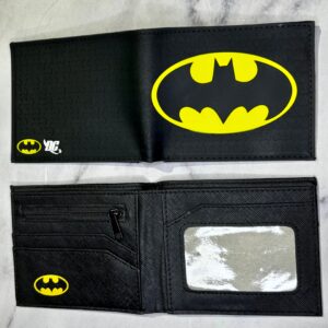 BILLETERA BATMAN DC MURCIELAGO NEGRO SILICONA