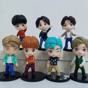GASHAPONES KPOP BTS #03 7PCS SIZE 6-8 CM