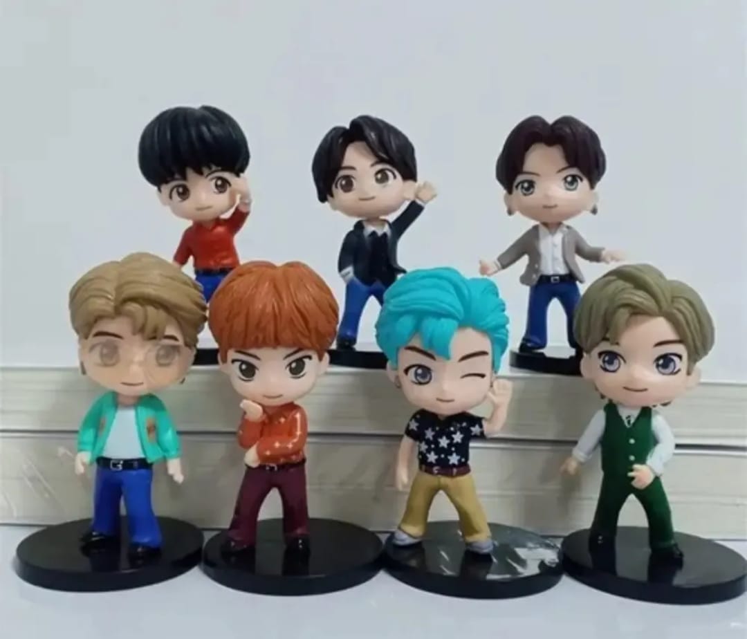 GASHAPONES KPOP BTS #03 7PCS SIZE 6-8 CM