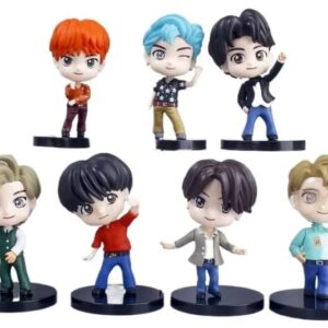 GASHAPONES KPOP BTS #05 7PCS SIZE 6-8 CM