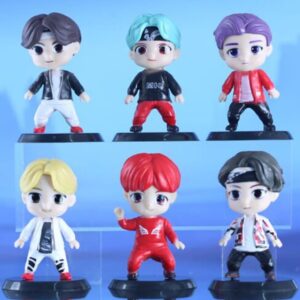 GASHAPONES KPOP BTS #07 6PCS SIZE 6-8 CM