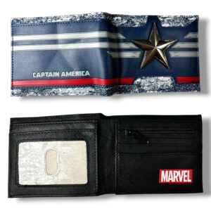 BILLETERA CAPITAN AMERICA ESTRELLA