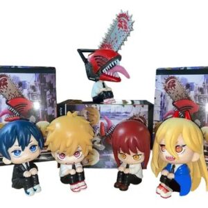 GASHAPONES CHAINSAW MAN 5PCS CON CAJA 12 CM