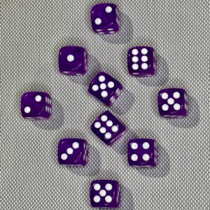 SET DE DADOS 6 CARAS X 10 #01