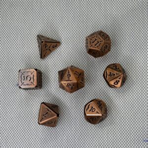 SET DE DADOS ESPECIALES METALICOS ROL #11