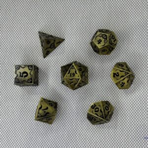 SET DE DADOS ESPECIALES METALICOS ROL #16