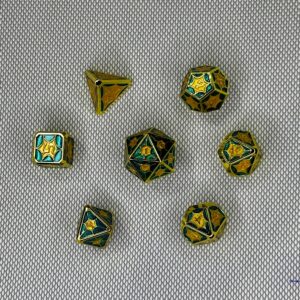 SET DE DADOS ESPECIALES METALICOS ROL #17