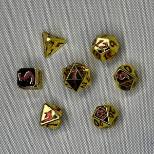 SET DE DADOS ESPECIALES METALICOS ROL #18