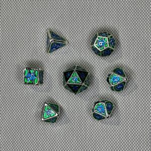 SET DE DADOS ESPECIALES METALICOS ROL #27