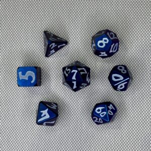 SET DE DADOS ESPECIALES METALICOS ROL #28