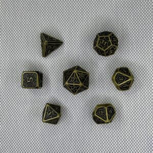 SET DE DADOS ESPECIALES METALICOS ROL #45