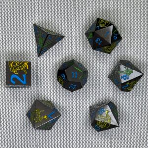 SET DE DADOS ESPECIALES METALICOS ROL #72
