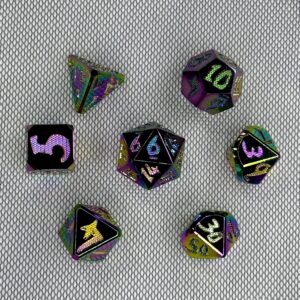 SET DE DADOS ESPECIALES METALICOS ROL #74