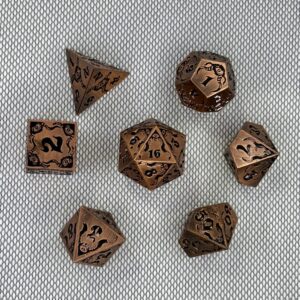 SET DE DADOS ESPECIALES METALICOS ROL #78