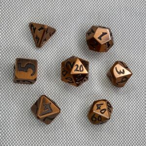 SET DE DADOS ESPECIALES METALICOS ROL #84