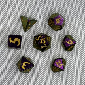 SET DE DADOS ESPECIALES METALICOS ROL #85
