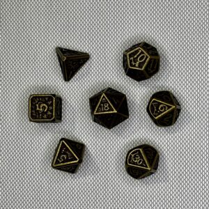 SET DE DADOS ESPECIALES METALICOS ROL #08