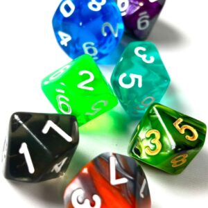 SET 7 DADOS 10 CARAS #22