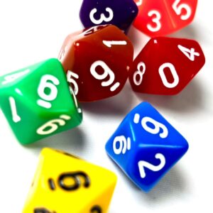 SET 7 DADOS 10 CARAS #23