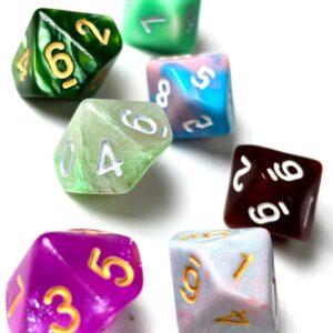 SET 7 DADOS 10 CARAS #24