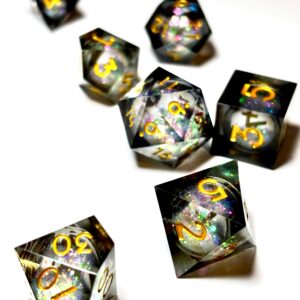 SET 7 DADOS ROL DE RESINA CON NUCLEO LIQUIDO #04