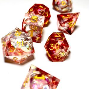 SET 7 DADOS ROL DE RESINA CON NUCLEO LIQUIDO #06