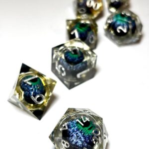 SET 7 DADOS ROL DE RESINA CON NUCLEO LIQUIDO #07