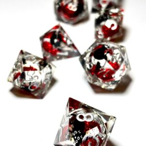 SET 7 DADOS ROL DE RESINA CON NUCLEO LIQUIDO #08