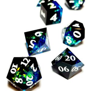 SET 7 DADOS ROL DE RESINA CRISTAL #05