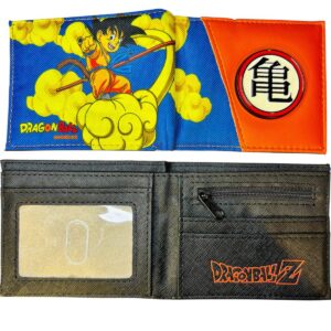 BILLETERA DRAGON BALL Z TRAJE DE GOKU NARANJA Y AZUL
