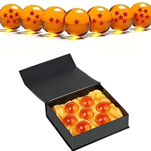 FIGURA ESFERA DRAGON BALL 7 ESFERAS MEDIDA 4 CM DE DIAM CON CAJA