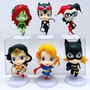 GASHAPONES SUPER CHICAS 6PCS SIZE 6-7 CM