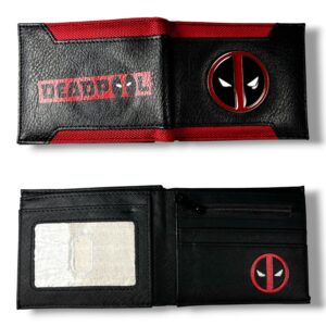 BILLETERA DEADPOOL LOGO METÁLICO