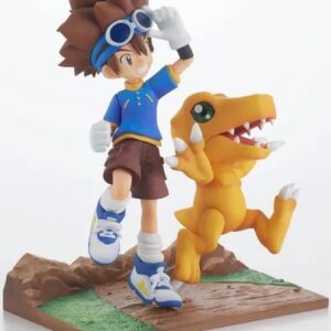 FIGURA DIGIMON TAICHI & AGUMON CON CAJA 2 PCS 17 CM