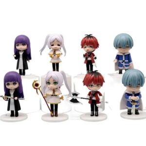 GASHAPONES FRIEREN 8PCS PVC HARD TOY WITH BASE OPP PACKING SIZE 10CM