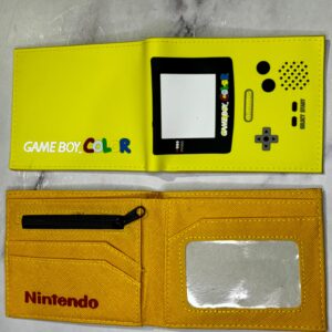 BILLETERA GAMER GAME BOY AMARILLO SILICONA