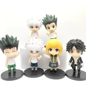 GASHAPONES HUNTER X HUNTER 6PCS SIZE 10 CM