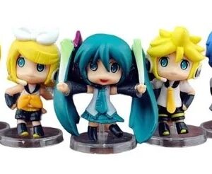 GASHAPONES HATSUNE MIKU 5PCS SIZE 5 CM