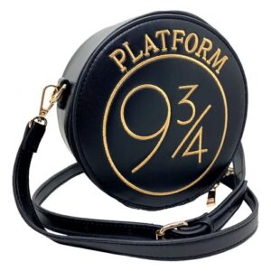 CARTERA BANDOLERA HARRY POTTER PLATAFORMA 9¾ NEGRA
