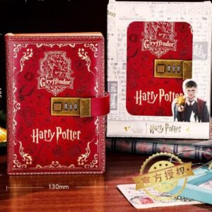 CUADERNO HARRY POTTER CON CANDADO CON CLAVE GRYFFINDOR