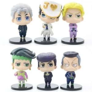 GASHAPONES JOJOS 6PCS SIZE 8 CM