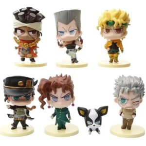 GASHAPONES JOJOS 7PCS SIZE 7 CM