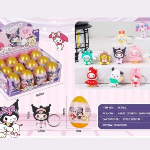HUEVOS SORPRESA COLECCIONABLES KUROMI 12 PCS
