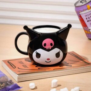TAZA 3D CERÁMICA KUROMI - SANRIO CON CAJA