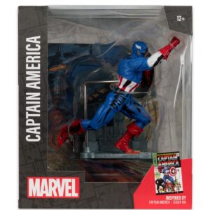 Mc Farlane - MARVEL COLLECTION FIGURA SIZE 18cm - "Capitan America" By Todd