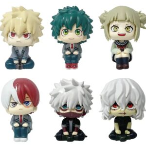 GASHAPONES MY HERO ACADEMIA 6PCS PVC HARD TOY OPP PACKING SIZE 10CM