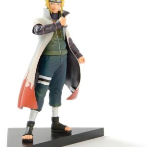 FIGURA NARUTO NAMIKAZE MINATO CON CAJA EXHIBIDORA
