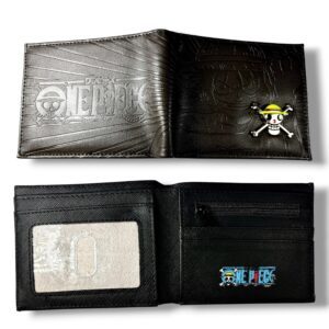 BILLETERA ONE PIECE LUFFY NEGRA